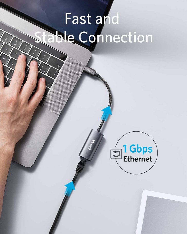 Anker USB-C to Gigabit Ethernet Adapter